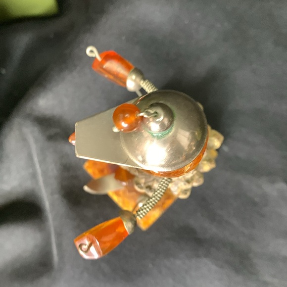 Vintage HTF Baltic Amber and pinecone skiing figure - Picture 7 of 8